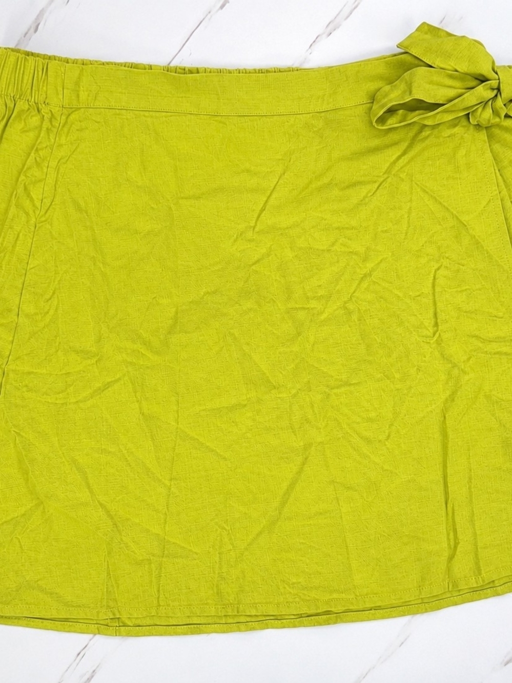 a new day Lime Green Swim Sarong with Side Tie